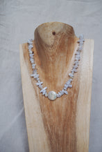 Load image into Gallery viewer, Blue Lace Agate Chip Necklace