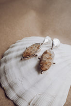 Load image into Gallery viewer, Ariel Fossilised Coral Earrings