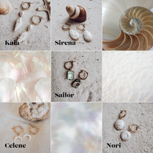 Load image into Gallery viewer, Pearl Hoop Pendants
