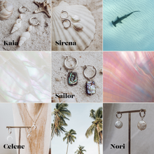 Load image into Gallery viewer, Pearl Hoop Pendants
